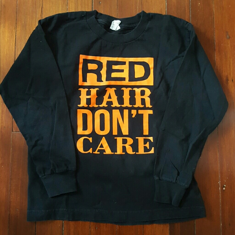 Boys Black Long Sleeve Graphic Tee. Size Small